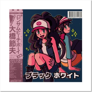 vaporwave anime aesthetic hilda rosa gen 5 video game Posters and Art